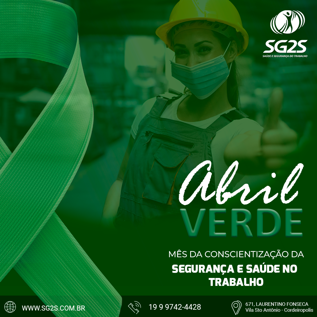 Abril Verde Campanha faz alerta sobre segurança saúde e prevenção de